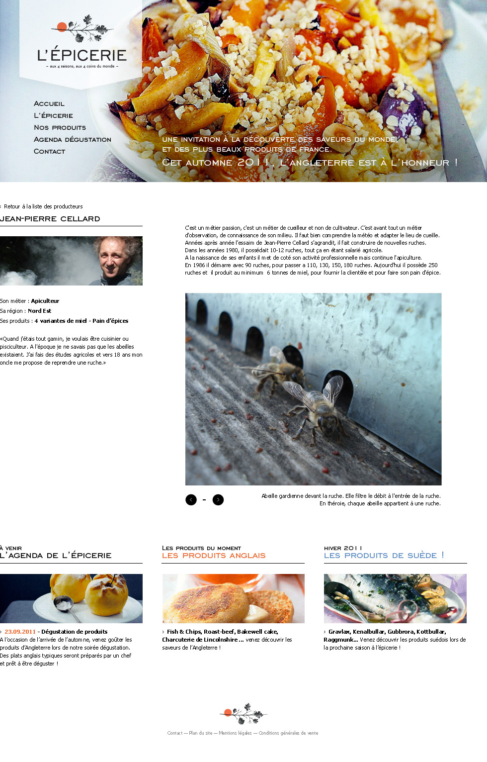 Homepage - Fiche producteur